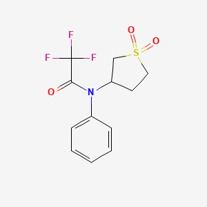 N-(1,1-dioxidotetrahydro-3-thienyl)-2,2,2-trifluoro-N-phenylacetamide