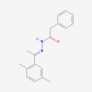 N'-[1-(2,5-dimethylphenyl)ethylidene]-2-phenylacetohydrazide