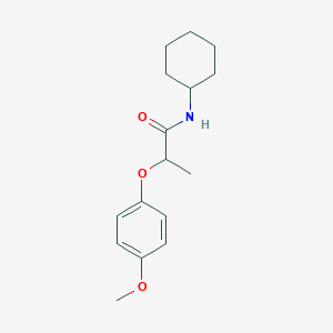 N-cyclohexyl-2-(4-methoxyphenoxy)propanamide