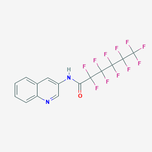 2,2,3,3,4,4,5,5,6,6,6-undecafluoro-N-(3-quinolinyl)hexanamide