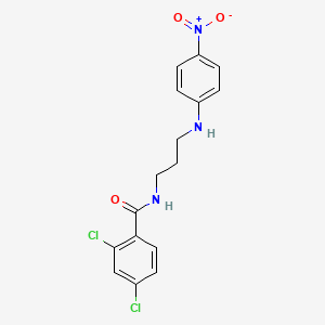 2,4-dichloro-N-{3-[(4-nitrophenyl)amino]propyl}benzamide