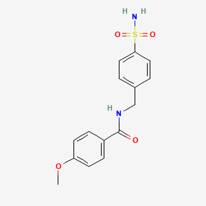 N-[4-(aminosulfonyl)benzyl]-4-methoxybenzamide