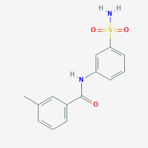 N-[3-(aminosulfonyl)phenyl]-3-methylbenzamide