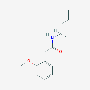 2-(2-methoxyphenyl)-N-(1-methylbutyl)acetamide