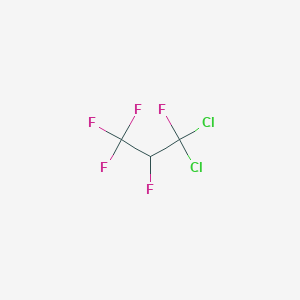 molecular formula C3HCl2F5 B039136 1,1-二氯-1,2,3,3,3-五氟丙烷 CAS No. 111512-56-2