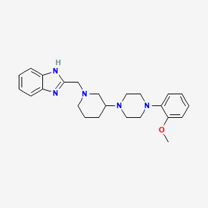 2-({3-[4-(2-methoxyphenyl)-1-piperazinyl]-1-piperidinyl}methyl)-1H-benzimidazole