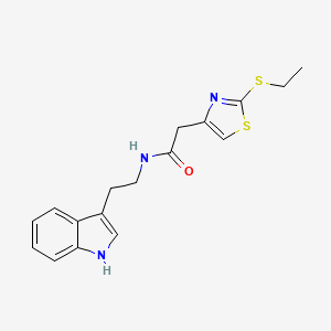 2-[2-(ethylthio)-1,3-thiazol-4-yl]-N-[2-(1H-indol-3-yl)ethyl]acetamide