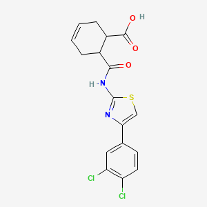 6-({[4-(3,4-dichlorophenyl)-1,3-thiazol-2-yl]amino}carbonyl)-3-cyclohexene-1-carboxylic acid