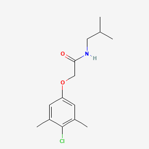 2-(4-chloro-3,5-dimethylphenoxy)-N-isobutylacetamide