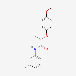 molecular formula C17H19NO3 B3913811 2-(4-methoxyphenoxy)-N-(3-methylphenyl)propanamide 