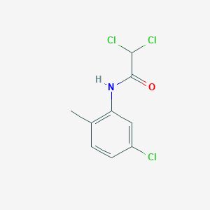 molecular formula C9H8Cl3NO B3913841 2,2-dichloro-N-(5-chloro-2-methylphenyl)acetamide 