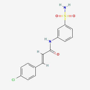 N-[3-(aminosulfonyl)phenyl]-3-(4-chlorophenyl)acrylamide