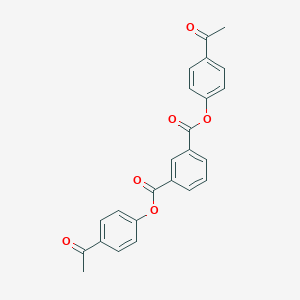 molecular formula C24H18O6 B391398 Bis(4-acetylphenyl) benzene-1,3-dicarboxylate CAS No. 306763-72-4