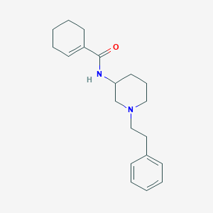 N-[1-(2-phenylethyl)-3-piperidinyl]-1-cyclohexene-1-carboxamide