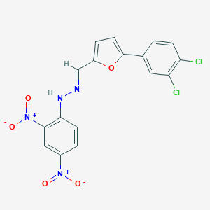 N-[5-(3,4-Dichloro-phenyl)-furan-2-ylmethylene]-N'-(2,4-dinitro-phenyl)-hydrazin