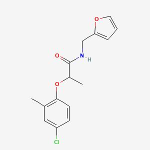 2-(4-chloro-2-methylphenoxy)-N-(2-furylmethyl)propanamide