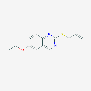 2-(allylthio)-6-ethoxy-4-methylquinazoline