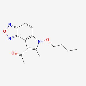 1-(6-Butoxy-7-methylpyrrolo[2,3-g][2,1,3]benzoxadiazol-8-yl)ethanone