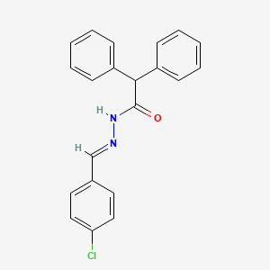 N'-(4-chlorobenzylidene)-2,2-diphenylacetohydrazide