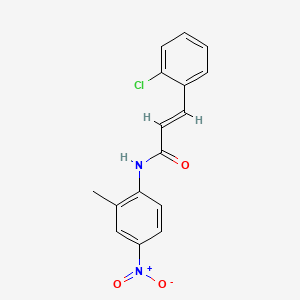 3-(2-chlorophenyl)-N-(2-methyl-4-nitrophenyl)acrylamide