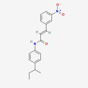 N-(4-sec-butylphenyl)-3-(3-nitrophenyl)acrylamide