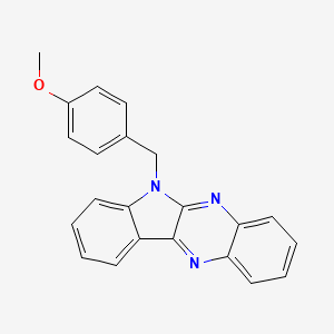 6-(4-methoxybenzyl)-6H-indolo[2,3-b]quinoxaline