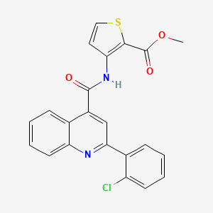 methyl 3-({[2-(2-chlorophenyl)-4-quinolinyl]carbonyl}amino)-2-thiophenecarboxylate