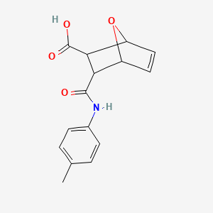 3-{[(4-methylphenyl)amino]carbonyl}-7-oxabicyclo[2.2.1]hept-5-ene-2-carboxylic acid