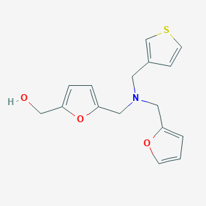 (5-{[(2-furylmethyl)(3-thienylmethyl)amino]methyl}-2-furyl)methanol