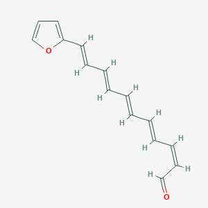 molecular formula C15H14O2 B391439 11-(2-Furyl)undeca-2,4,6,8,10-pentaenal 