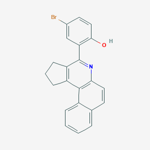 4-bromo-2-(2,3-dihydro-1H-benzo[f]cyclopenta[c]quinolin-4-yl)phenol