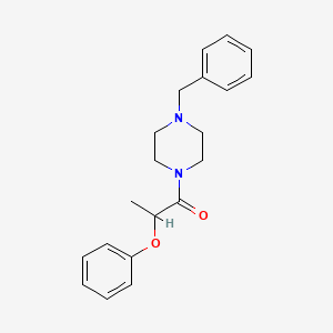 1-(4-Benzylpiperazin-1-yl)-2-phenoxypropan-1-one