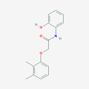 molecular formula C16H17NO3 B3914407 2-(2,3-dimethylphenoxy)-N-(2-hydroxyphenyl)acetamide 