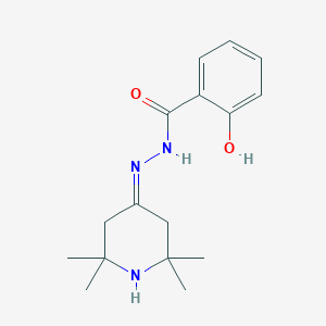 2-Hydroxy-N'-(2,2,6,6-tetramethyl-4-piperidinylidene)benzohydrazide