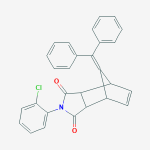 4-(2-Chlorophenyl)-10-(diphenylmethylene)-4-azatricyclo[5.2.1.0~2,6~]dec-8-ene-3,5-dione