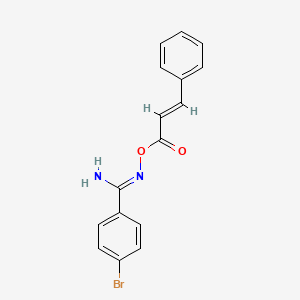 4-bromo-N'-(cinnamoyloxy)benzenecarboximidamide