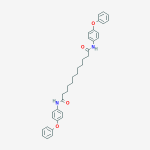 molecular formula C36H40N2O4 B391465 N~1~,N~12~-bis(4-phenoxyphenyl)dodecanediamide 