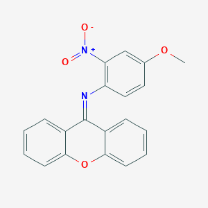 molecular formula C20H14N2O4 B391466 4-methoxy-2-nitro-N-(9H-xanthen-9-ylidene)aniline 