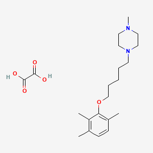 molecular formula C21H34N2O5 B3914767 1-methyl-4-[5-(2,3,6-trimethylphenoxy)pentyl]piperazine oxalate 