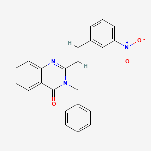 3-benzyl-2-[2-(3-nitrophenyl)vinyl]-4(3H)-quinazolinone