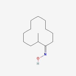 molecular formula C13H25NO B3914781 2-methylcyclododecanone oxime 