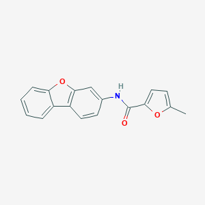molecular formula C18H13NO3 B391482 N-dibenzo[b,d]furan-3-yl-5-methyl-2-furamide 