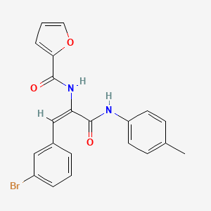 N-(2-(3-bromophenyl)-1-{[(4-methylphenyl)amino]carbonyl}vinyl)-2-furamide