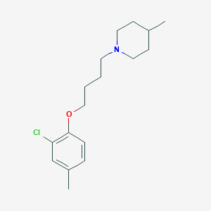 1-[4-(2-chloro-4-methylphenoxy)butyl]-4-methylpiperidine