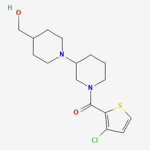 {1'-[(3-chloro-2-thienyl)carbonyl]-1,3'-bipiperidin-4-yl}methanol