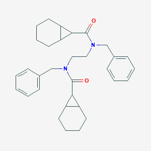 molecular formula C32H40N2O2 B391489 N-benzyl-N-{2-[benzyl(bicyclo[4.1.0]hept-7-ylcarbonyl)amino]ethyl}bicyclo[4.1.0]heptane-7-carboxamide 