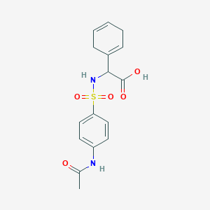 ({[4-(acetylamino)phenyl]sulfonyl}amino)(1,4-cyclohexadien-1-yl)acetic acid