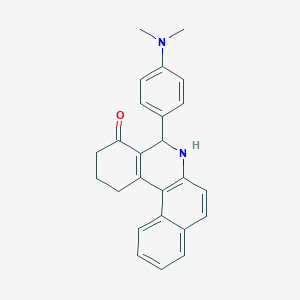 5-[4-(dimethylamino)phenyl]-2,3,5,6-tetrahydrobenzo[a]phenanthridin-4(1H)-one