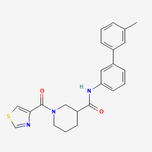 N-(3'-methyl-3-biphenylyl)-1-(1,3-thiazol-4-ylcarbonyl)-3-piperidinecarboxamide