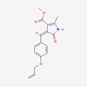 methyl 4-[4-(allyloxy)benzylidene]-2-methyl-5-oxo-4,5-dihydro-1H-pyrrole-3-carboxylate